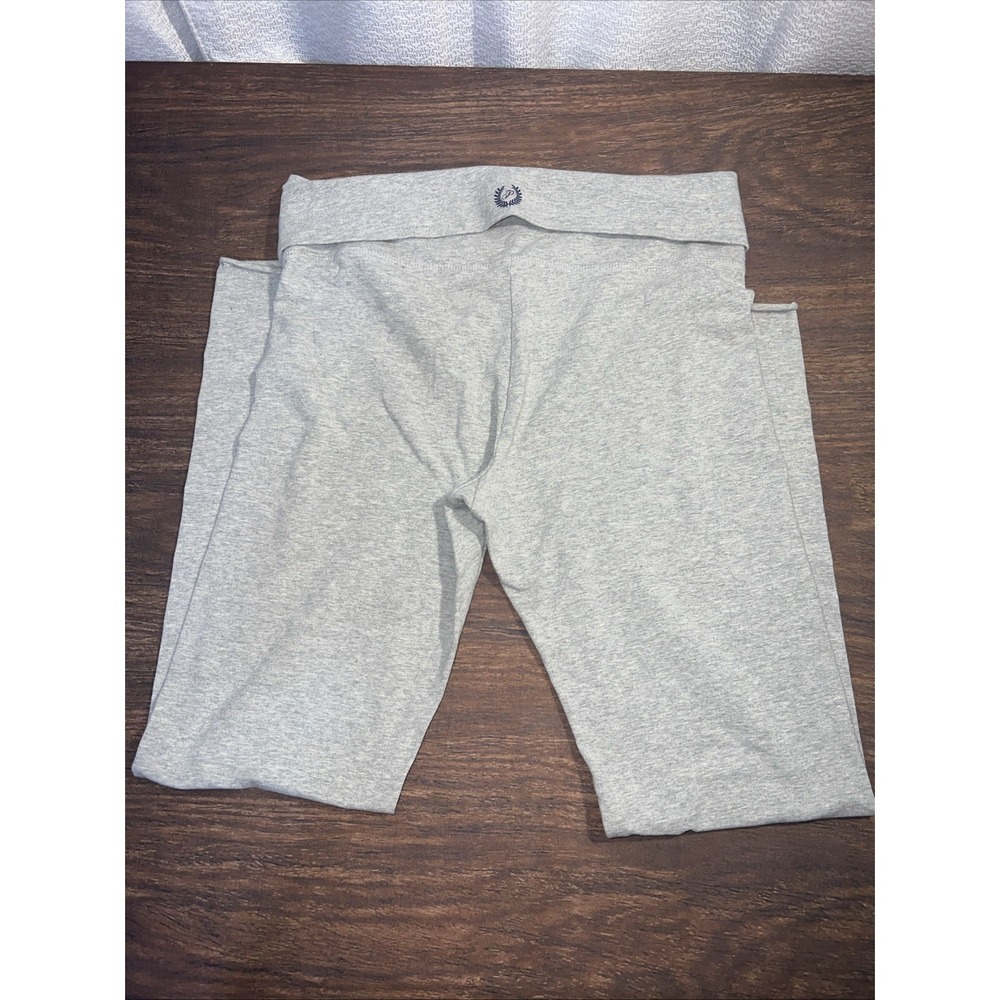 PINK by Victoria's Secret Foldover Flare Leggings Gray Womens Size Medium - Picture 5 of 9